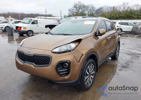 2017 Kia Sportage Ex из США, поврежденный, VIN KNDPNCAC9H7107318